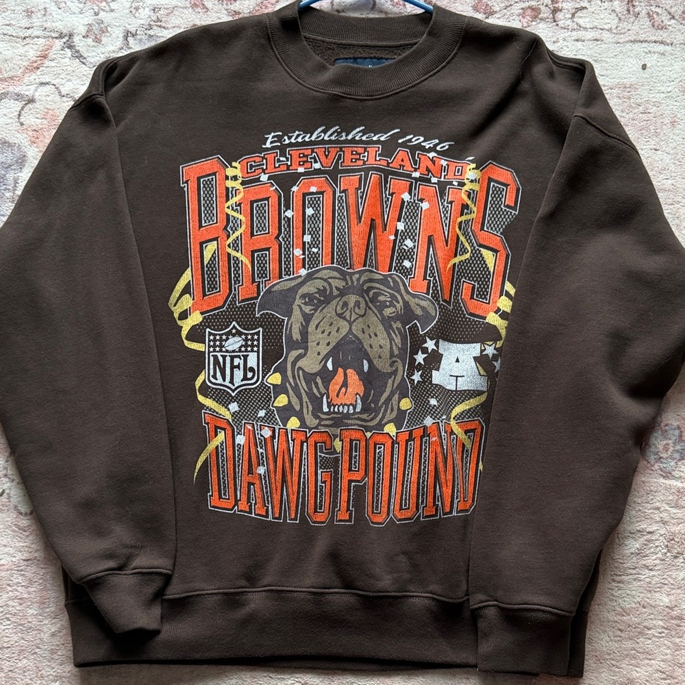 Abercrombie & Fitch Cleveland Browns Crewneck -oversized
